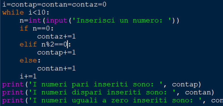 Esempi ciclo while in Python  come usare il while in python 