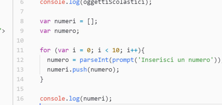 Push Javascript Inserire Elementi In Un Array Javascript 3086