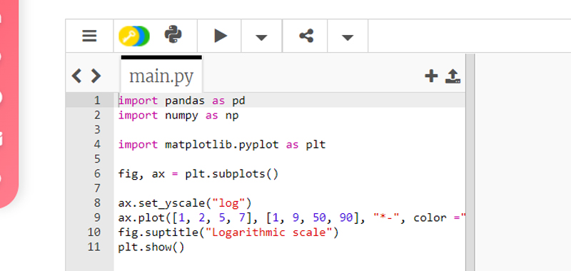 Solved Programiz Python Online Compiler main.py G L 1 #