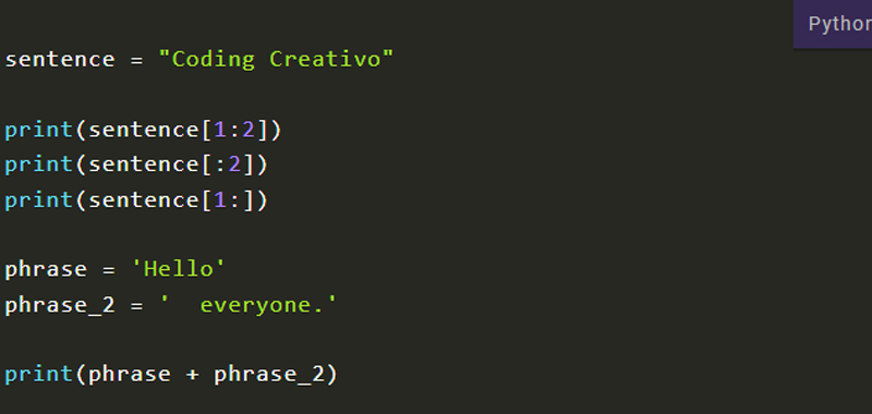 Strings Python Substring In Python Slicing In Python