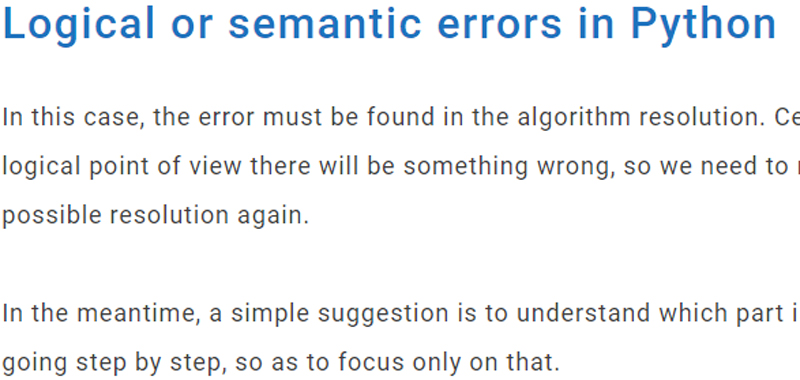 Errors In Python Syntactic Semantic Runtime Lexical Errors