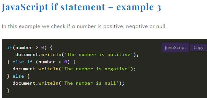 JavaScript If Statement If Else Condition In JavaScript